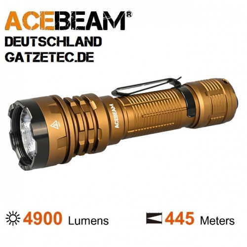 ACEBEAM Defender P17 sand taktische LED Taschenlampe