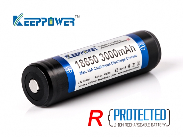 Keeppower R 18650-3000mAh PCB