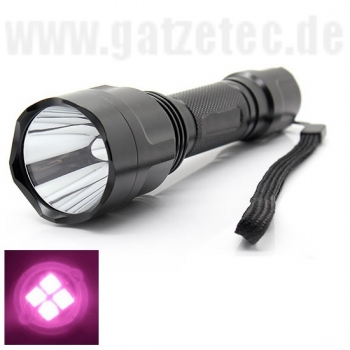 Infrarot Taschenlampe Gatzetec C8 mit OSRAM 860 nm LED