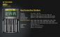 Preview: Nitecore UMS4 Ladegerät Daten