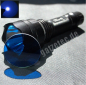 Preview: Taschenlampenglas, Streuscheibe 42 mm Blau