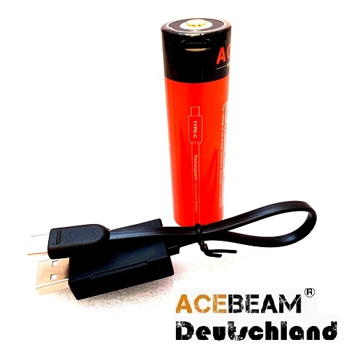 ACEBEAM 21700-5100mAh USB Gatzetec neu