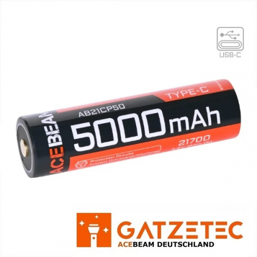 ACEBEAM 21700-5000mAh USB