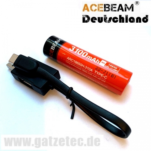 ACEBEAM ARC18650H-310A Type USB-C