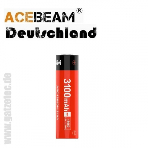 ACEBEAM 18650-3100mAh Spezialakku für P15