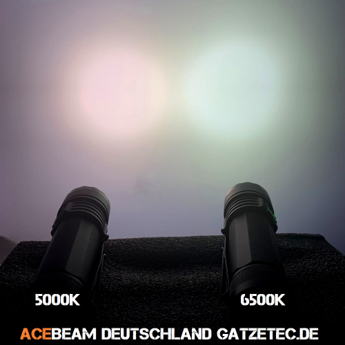 Acebeam E75 Beamshotvergleich
