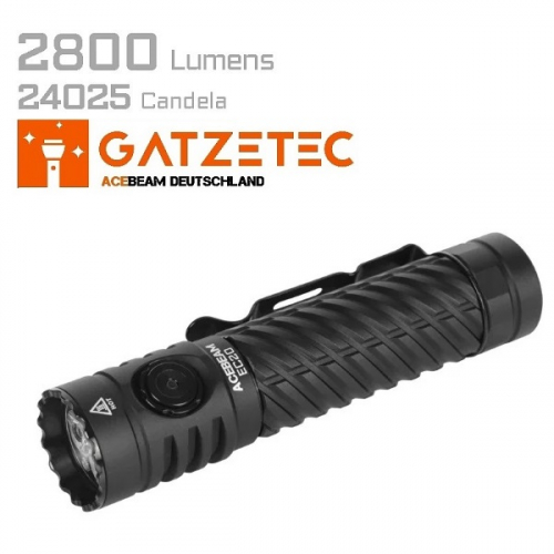 ACEBEAM EC20 Black Edition LED Taschenlampe