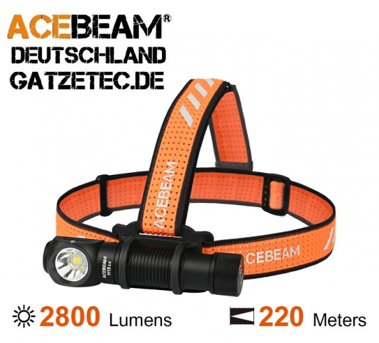 ACEBEAM H15 2.0 LED Stirnlampe