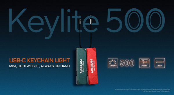 ACEBEAM-Keylite-500 LED-Taschenlampe-Gatzetec leicht