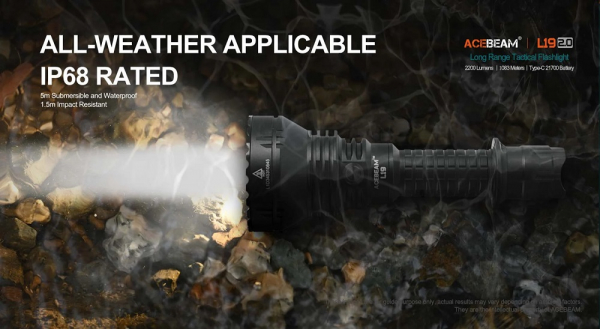 Acebeam L19 Taschenlampe side