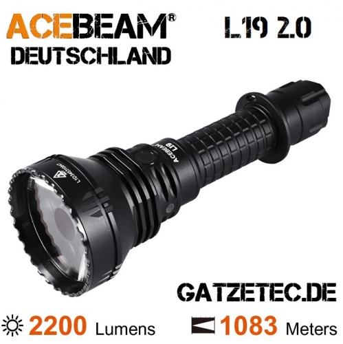 AceBeam L19 2.0 LED Taschenlampe