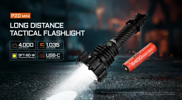 Preview: ACEBEAM P20 Taschenlampe 5500 Lumen