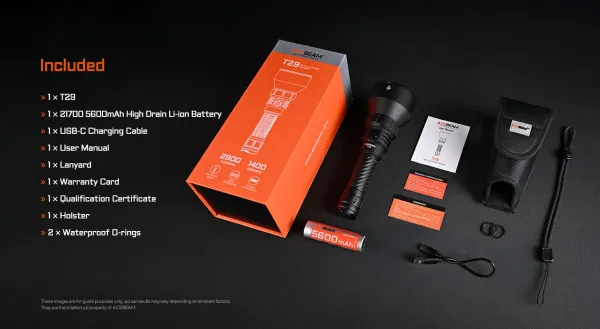 Acebeam T29 Taschenlampe Zubehör