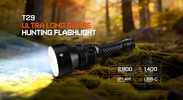 Preview: Acebeam T29 Taschenlampe hohe Reichweite