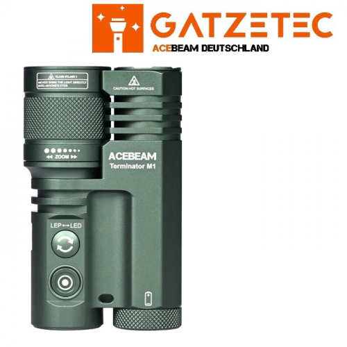 ACEBEAM Terminator M1 limited Green Edition LEP-LED Taschenlampe