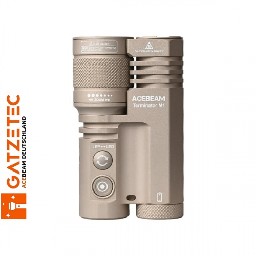 Preview: ACEBEAM Terminator M1 weltweit einzige LEP-LED Taschenlampe