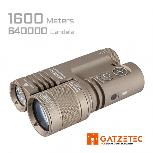 ACEBEAM Terminator M1 limited Desert Edition LEP-LED Taschenlampe
