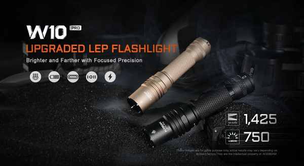ACEBEAM-W10pro-LEP-Taschenlampe Zoom