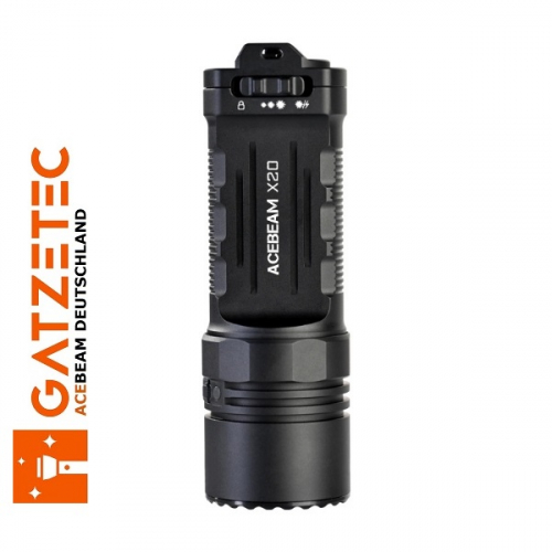 ACEBEAM X20 black LED Taschenlampe