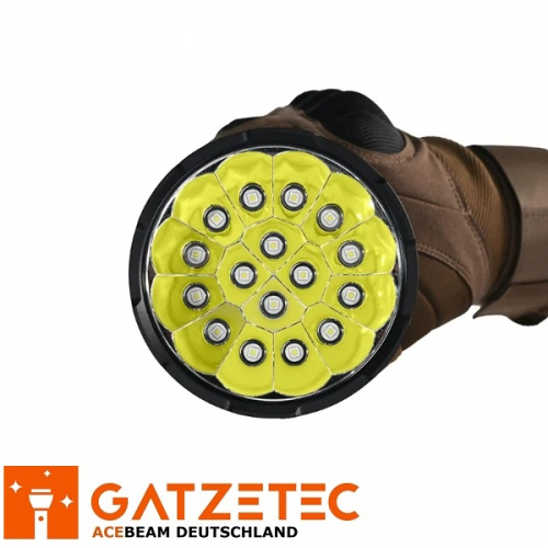 ACEBEAM X25 Taschenlampe mit Akkupack 16 LEDs