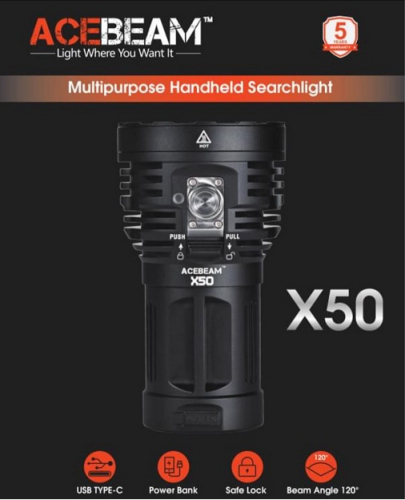 ACEBEAM X50-40000 Lumen