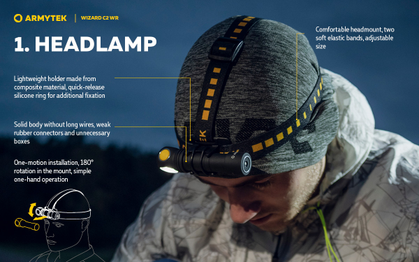 ARMYTEK WIZARD C2 WR USB