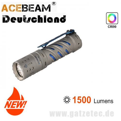 ACEBEAM E70 Mini Titan Edition LED Taschenlampe