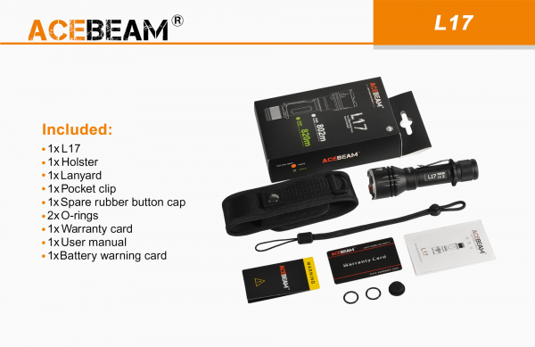 Acebeam L17 zubehör