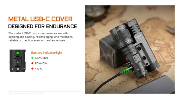ACEBEAM Terminator M1 LEP Taschenlampe Lumen