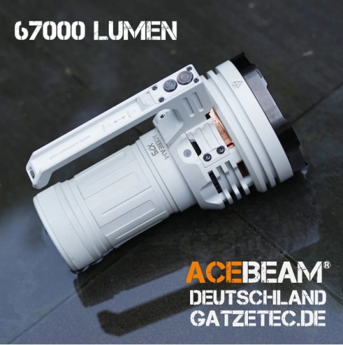 ACEBEAM X75 limited White Edition Kundenrückläufer