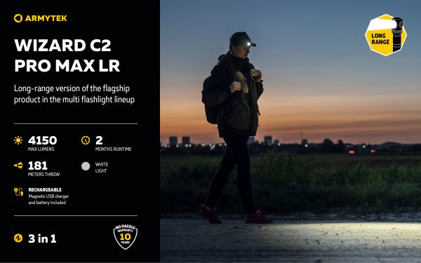 Armytek Wizard C2 Pro MAX LRUSB