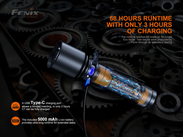 Fenix C7 LED inkl. 21700