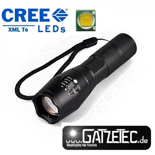 LED Taschenlampe Gatzetec UF 878
