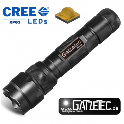 Cree LED SecurityIng resistente al agua gun-mounted luz estroboscópica linterna táctica 2 modos 210lm linterna pistola pistola luz con Weaver Mount 