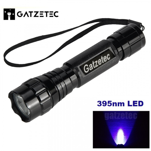Gatzetec Wf501B Zoom UV LED Taschenlampe 395 nm Schwarzlicht
