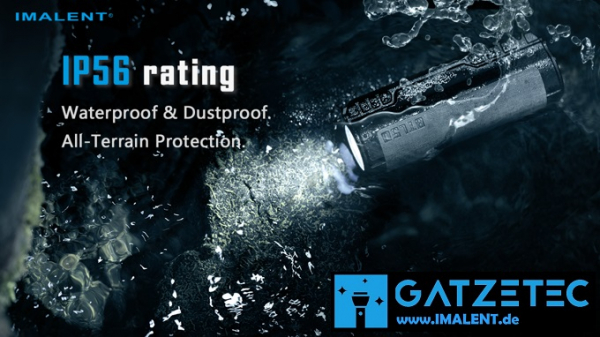 IMALENT BTL50 bei GATZETEC.de wasserdicht