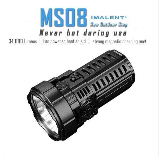 IMALENT MS08 LED Taschenlampe