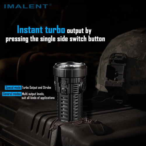 IMALENT RS50 Taschenlampe Gatzetec Seitenschalter
