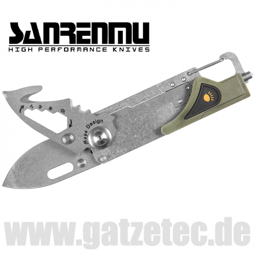 Sanrenmu 6050LUF-PP Taschenmesser Multitool