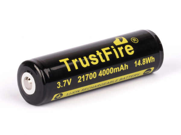 Trustfire 21700 4000 mAh 3.7V PCB geschützter Li-Ion-Akku