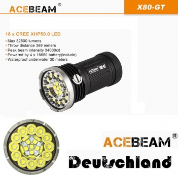 Acebeam X80-GT LED Taschenlampe