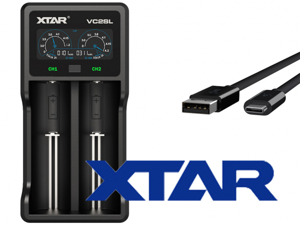 XTAR VC2SL Ladegerät
