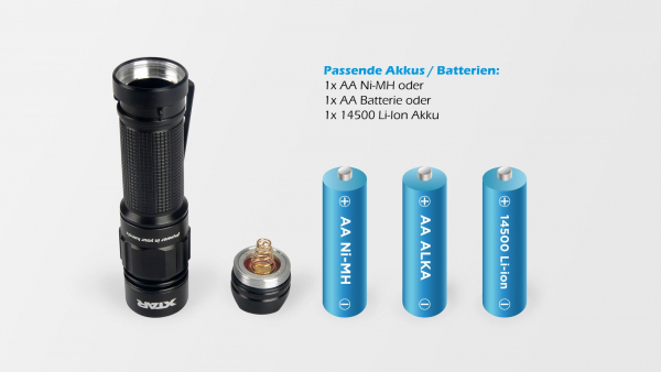 Preview: XTAR Venus WK16 EDC Taschenlampe Stromversorgung