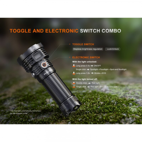 Fenix LR50R V2.0 Taschenlampe Sensor