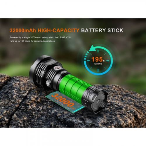 Fenix LR50R V2.0 Taschenlampe Daten