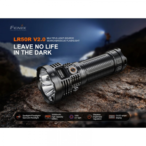 Preview: Fenix LR50R V2.0 Taschenlampe LEDs
