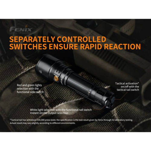 FENIX TK26R Taschenlampe Lichtstufen