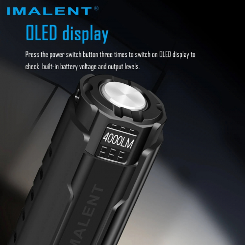 Imalent LD70 Taschenlampe heck