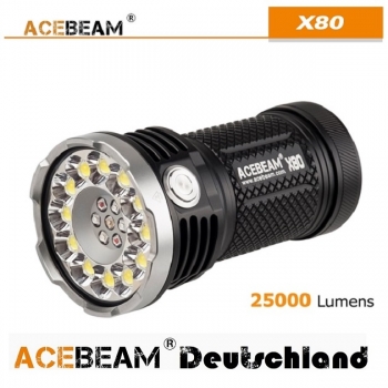 Acebeam X80 LED Taschenlampe