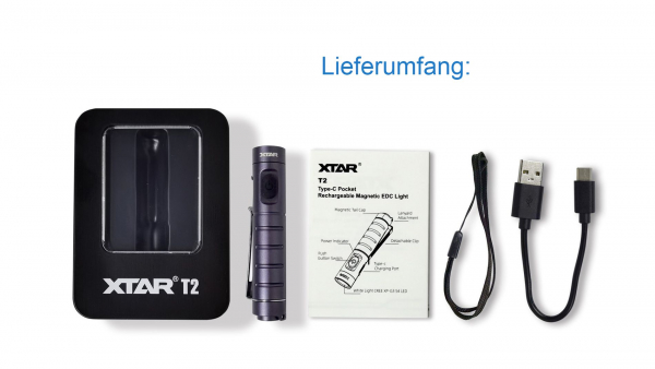 Xtar T2 EDC Taschenlampe